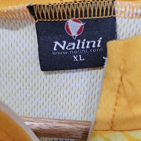 Nalini Hotter'N Hell Hundred Cycling Jersey Yellow Size XL - Picture 3 of 4